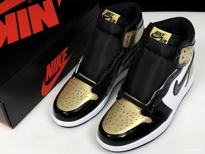 High 1 Toe Retro 861428-007 Glod Jordan Air 0514